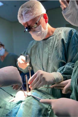 Foto de um dentista